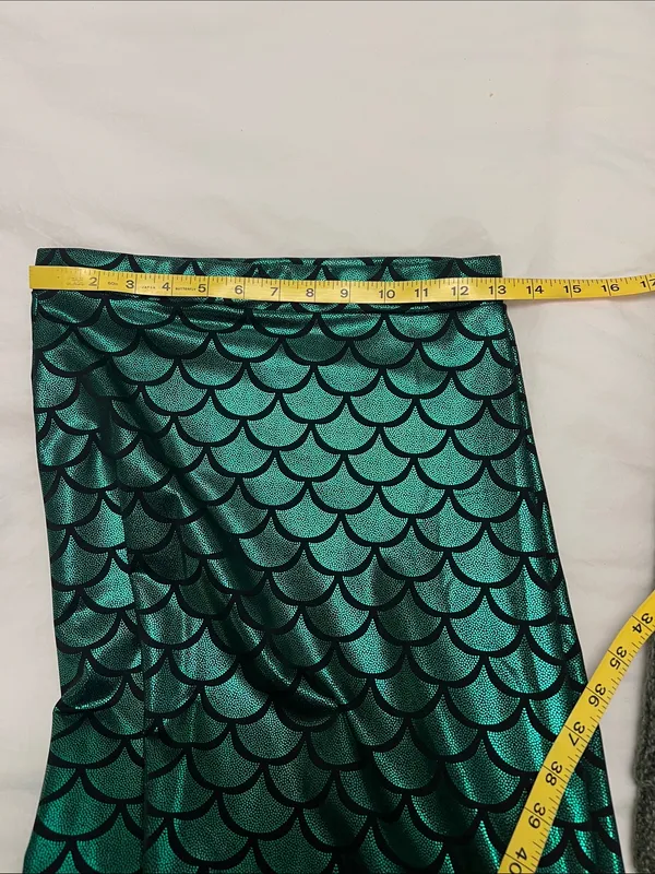Mermaid costume skirt Green Size M - Image 6