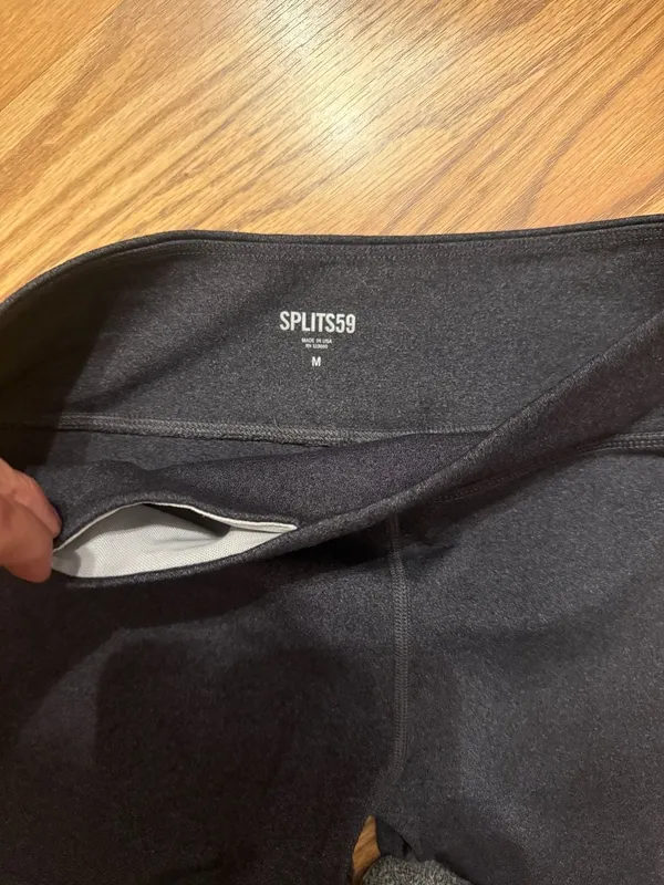 Splits59 Women's High-Waist Flared Leggings with Ankle Cuffs Medium - Image 3