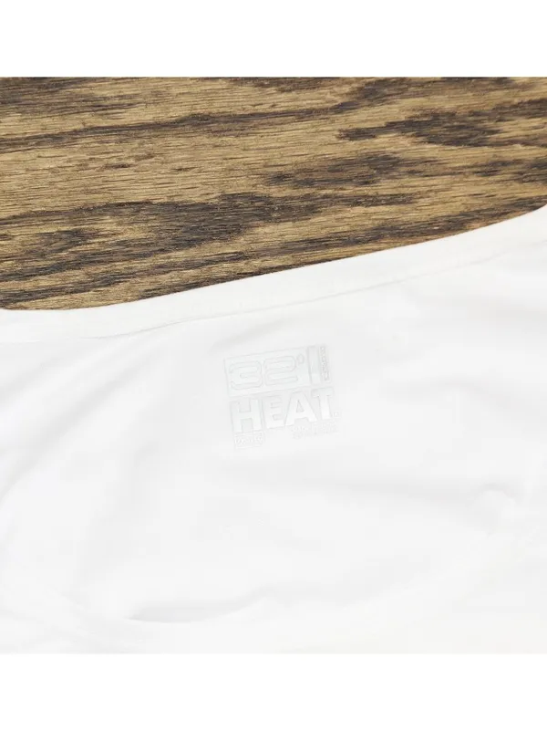 32 Degrees Womens Heat Long-Sleeve Scoop Neck Top White 2XL - Image 4