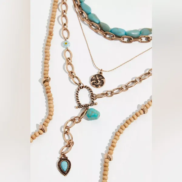 Free People Modest Layered Necklace - Image 2