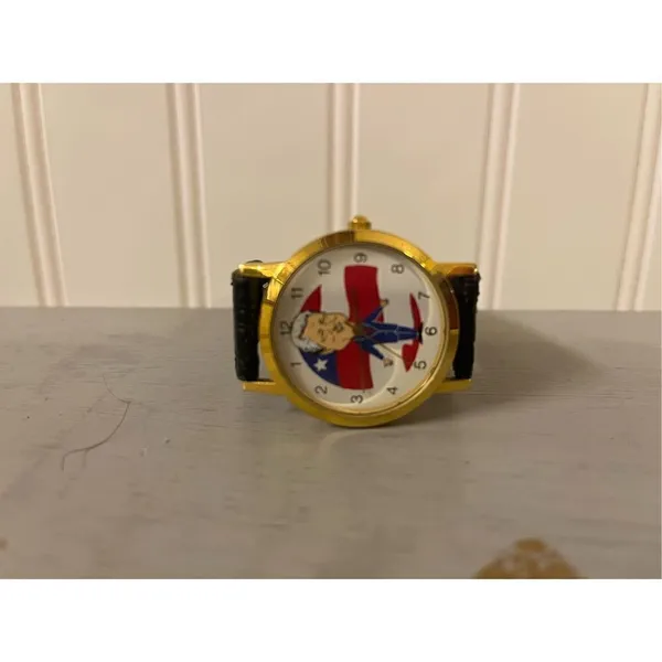 Retro Bill Clinton watch Black - Image 3