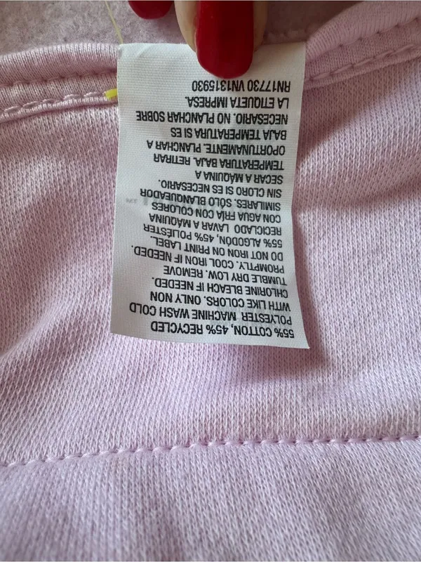All In Motion NWT Pink Quarter Zip Sweatshirt Size Medium with Thumbhole Cuffs - Image 6