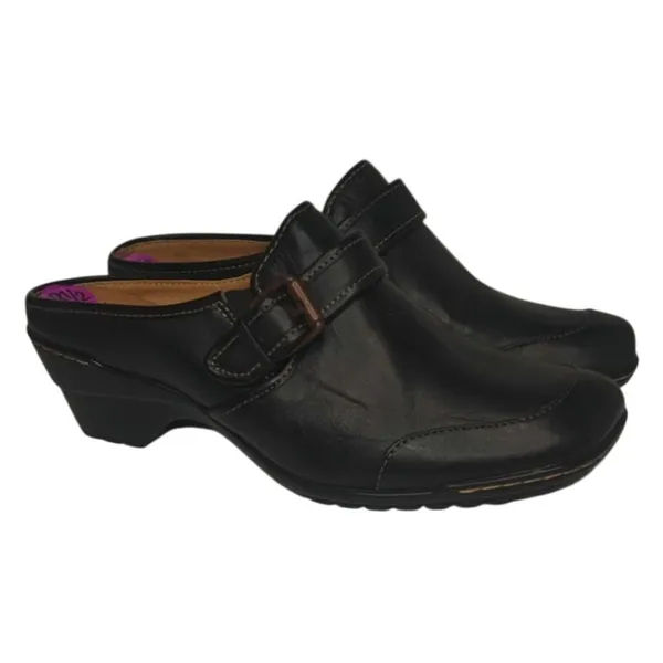Black leather Clog by Sofft sz 8.5 - Image 3