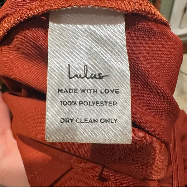Lulus Silky Orange Maxi Dress – Taylor Swift-Inspired, Size Large - Image 12