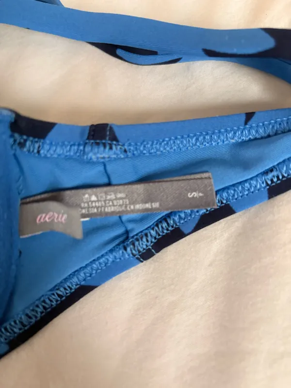 Aerie Blue Bikini Top - Image 3