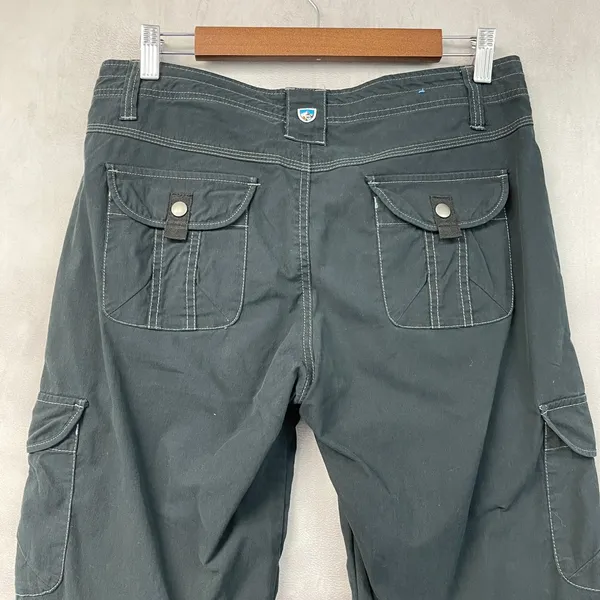 KUHL Womens Cargo Pants Size 8 Regular Gray Stretch Straight Leg Hiking Outdoor - Image 5