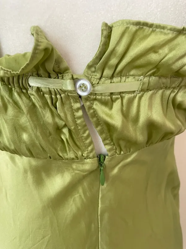 Reformation Erdem Silk Dress in Yucca Size XS - Image 5