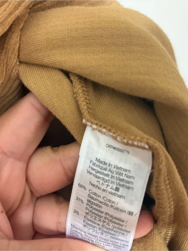 Madewell Knit Corduroy Redford Blazer Camel XXL Double Breasted Oversized - Image 6