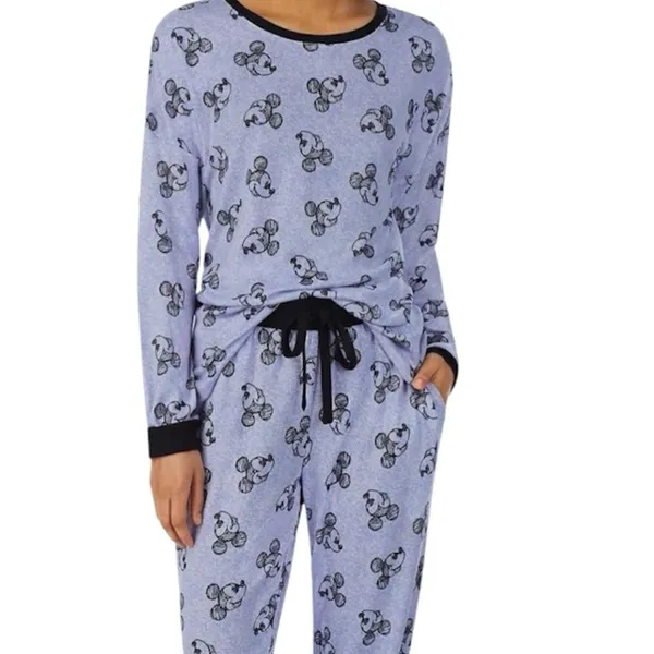Disney Mickey Mouse Cozy 2-Piece Pajama Soft Cuddly Comfortable size Small, NWT - Image 4