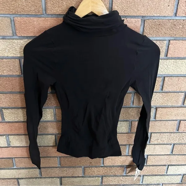 NWT Spanx On Top & In Control Classic Chic Turtleneck Top Bittersweet Brown - Image 3