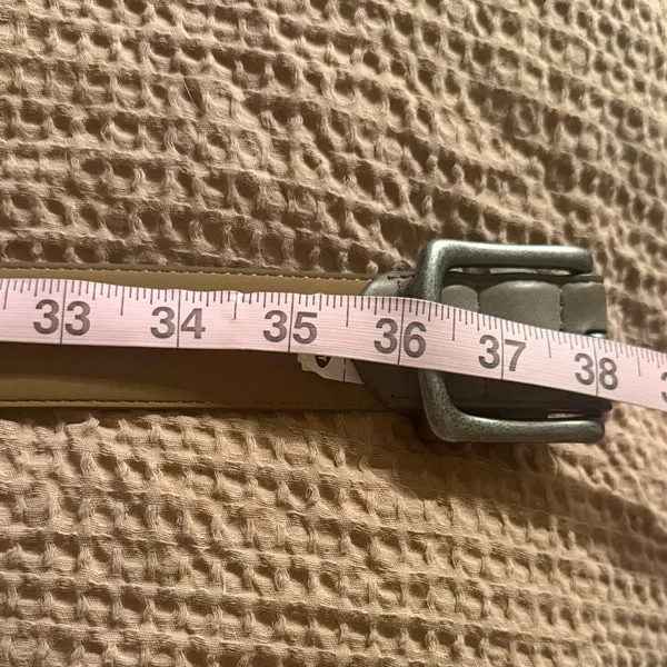 Light Brown Leather Belt Tan - Image 6