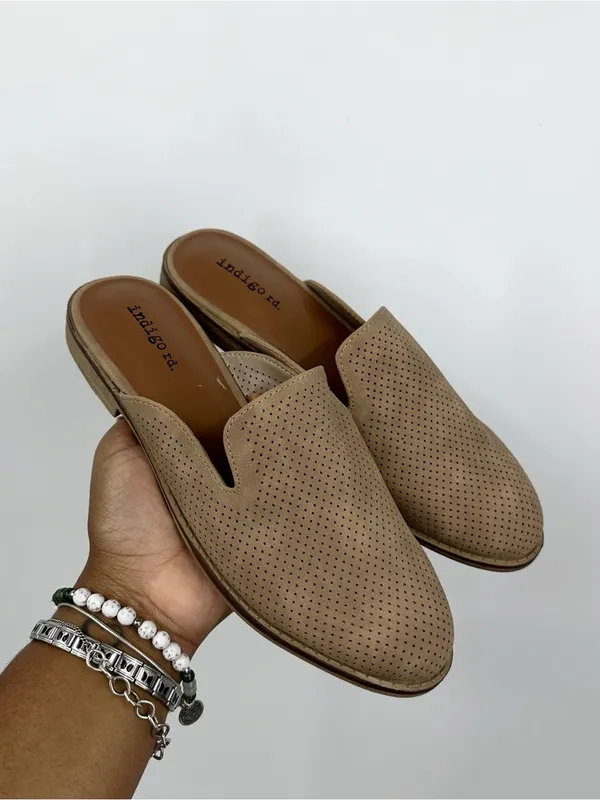 Indigo Road Tan Boho Flat Loafers Shoes Women's Size 7 - Image 10