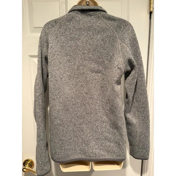 Patagonia Better‎ Sweater 1/4 Zip Womens Small Gray Fleece Pullover STY25522 - Image 2