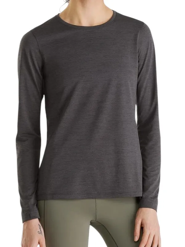 Arc'teryx Women's Taema Crew Neck Shirt UPF 50+ Gray Size M - Image 10