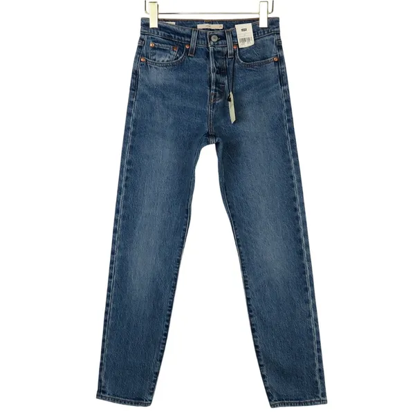 Levi's Wedgie High Rise Straight Leg Jeans Dark Wash Size 25 NWT - Image 2