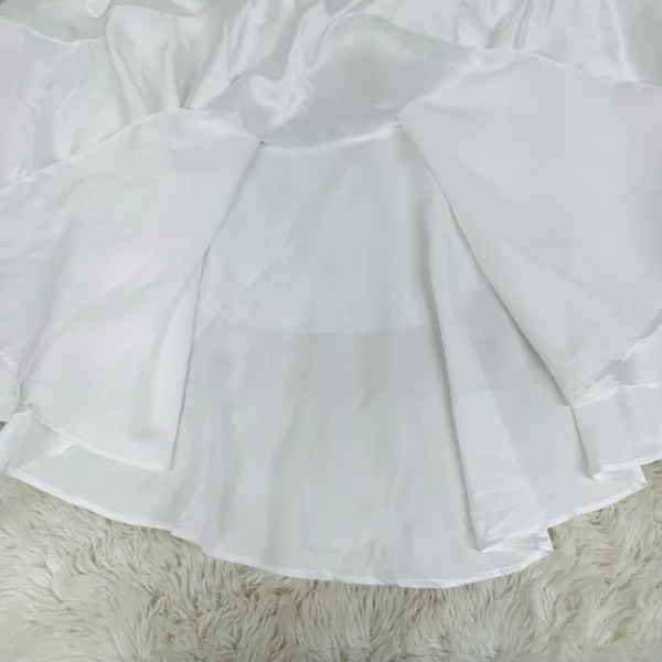 SHOW ME YOUR MUMU‎ Reese White Ruffle Dress Size 1X Bridal Shower Beach Wedding - Image 11