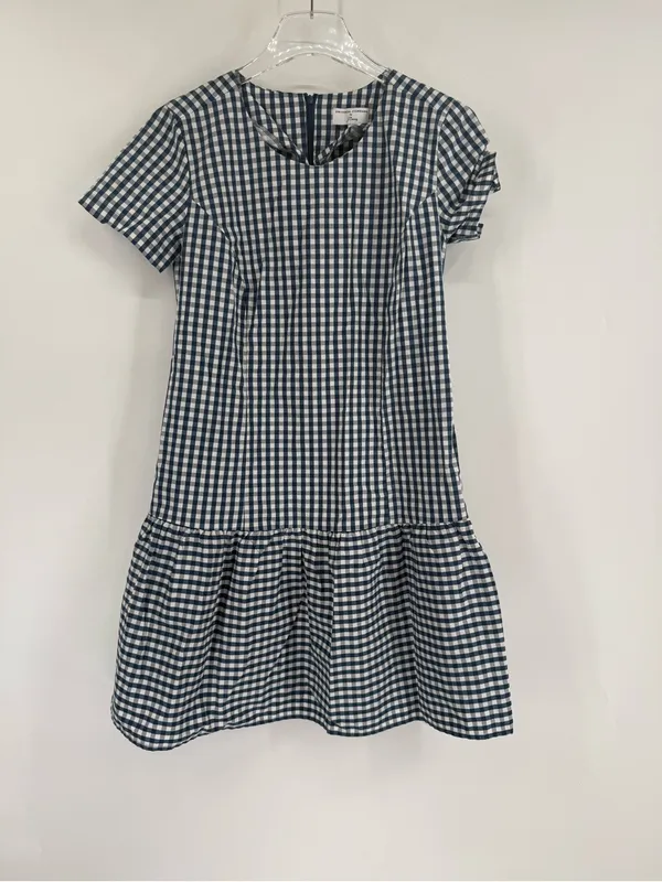 J.Crew Universal Standard Poplin‎ Gingham Dress size xxs - Image 2