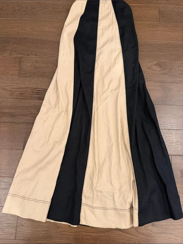 Maeve Linen Halter Swing Maxi Dress Size Medium NWT - C11-730 - Image 4