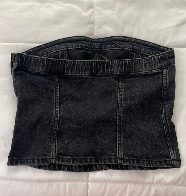 Abercrombie Denim Tube Top - Image 2