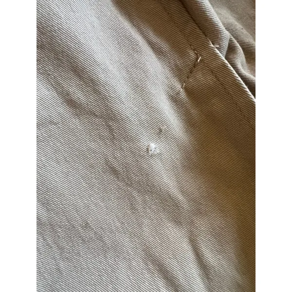 H&M Divided Womens Beige Cotton Twill Double Breasted Trench Coat Belted Size M‎ - Image 7