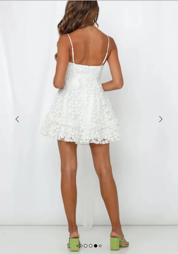 White Dress Size L - Image 6