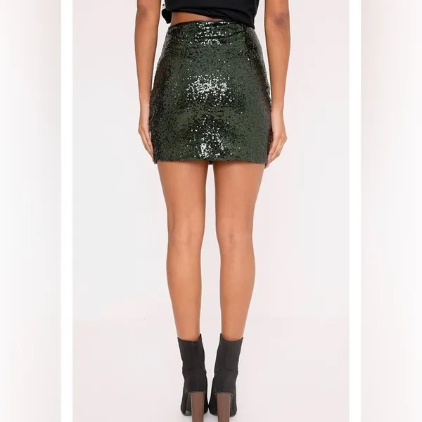 Lucy Paris Green & black Sequin mermaid scales skirt mermaid core 🧜‍♀️ - Image 6