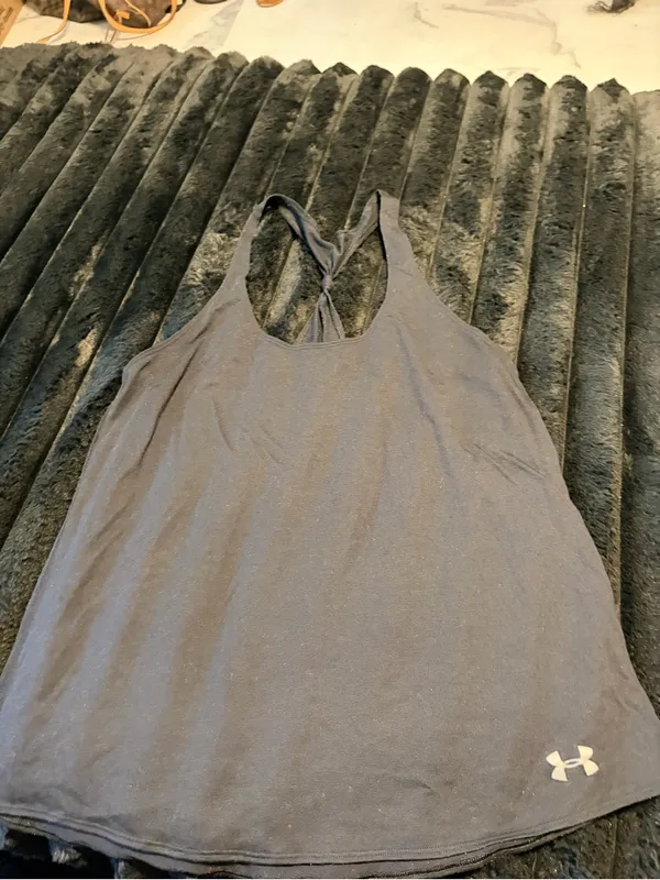 Under Armour Women's Black Racerback Performance Tank - Image 2