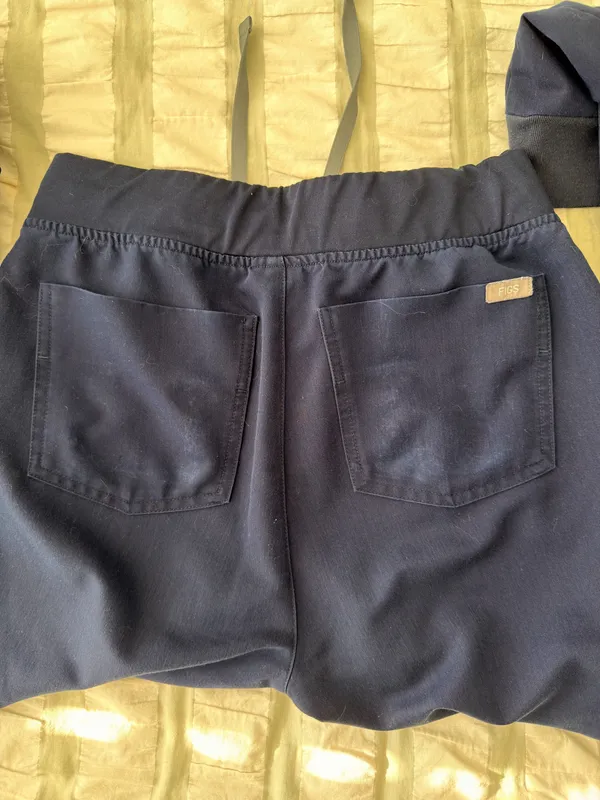 FIGS Scrub Pants Zamora Jogger Navy Blue - Image 4