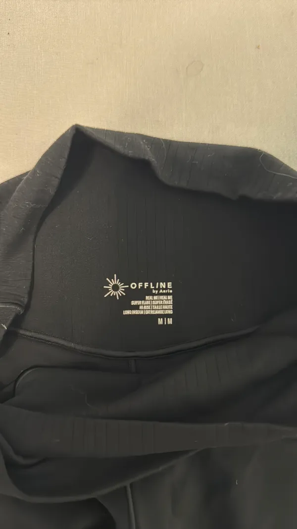 Aerie Leggings OFFLINE by Crossover Flare Black - Image 2