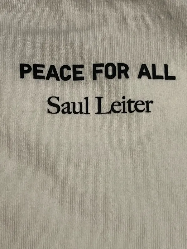 Womens medium Saul Leiter Peace For All Short Sleeve Shirt - Image 6