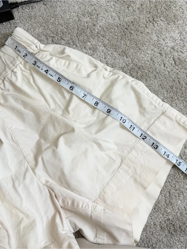 Everlane Women’s Organic Cotton The Easy Shorts Pull On Canvas in Ivory S - Image 11