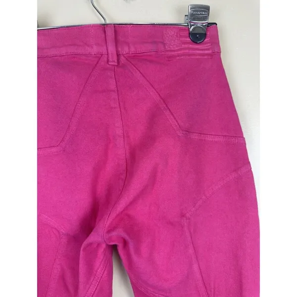 Revice Denim Venus Flares Star Butt High Rise Jeans Pink Fuchsia Size 26 Retro Y2K - Image 6