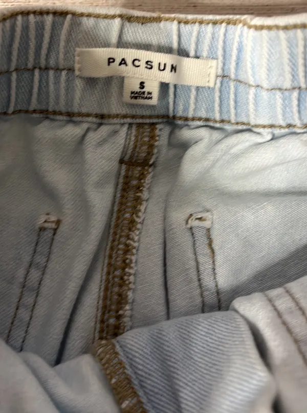 High Waist Two Tone Y2K Cargo Jeans - Image 3