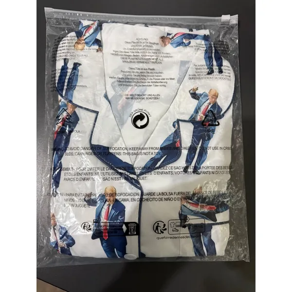 NIB- Donald Trump Dancing Pajama Set Women Small Short Sleeve PJs - Image 3