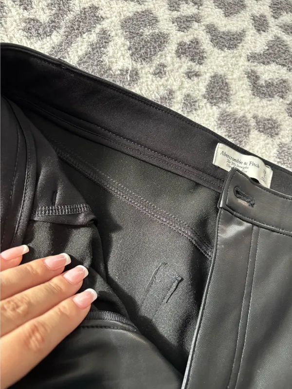 Abercrombie Leather Pants - Image 4
