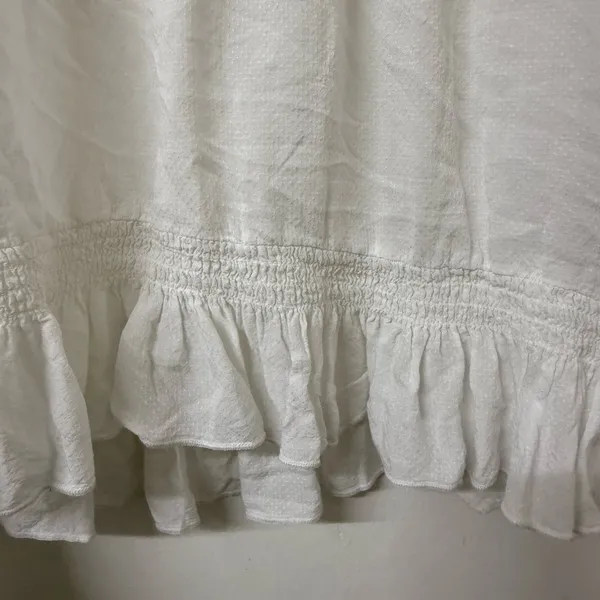 Kimchi Blue White Ruffled Blouse - Image 3
