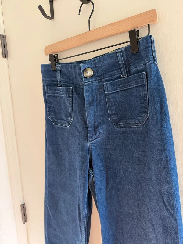 Maeve The Anthropologie Colette Wide-Leg Cropped Jeans - Image 4