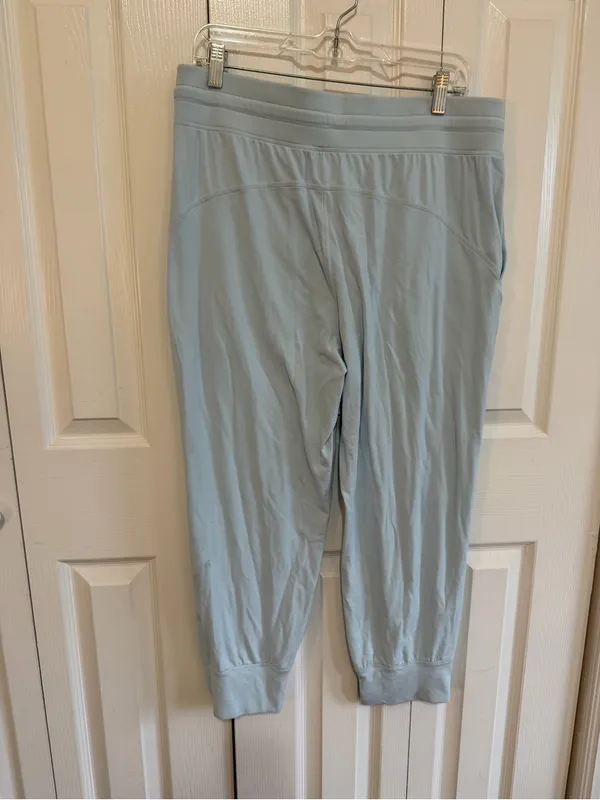 Lululemon Ready to Rulu High-Rise Cropped Jogger Powder Blue Size 12 - Image 6