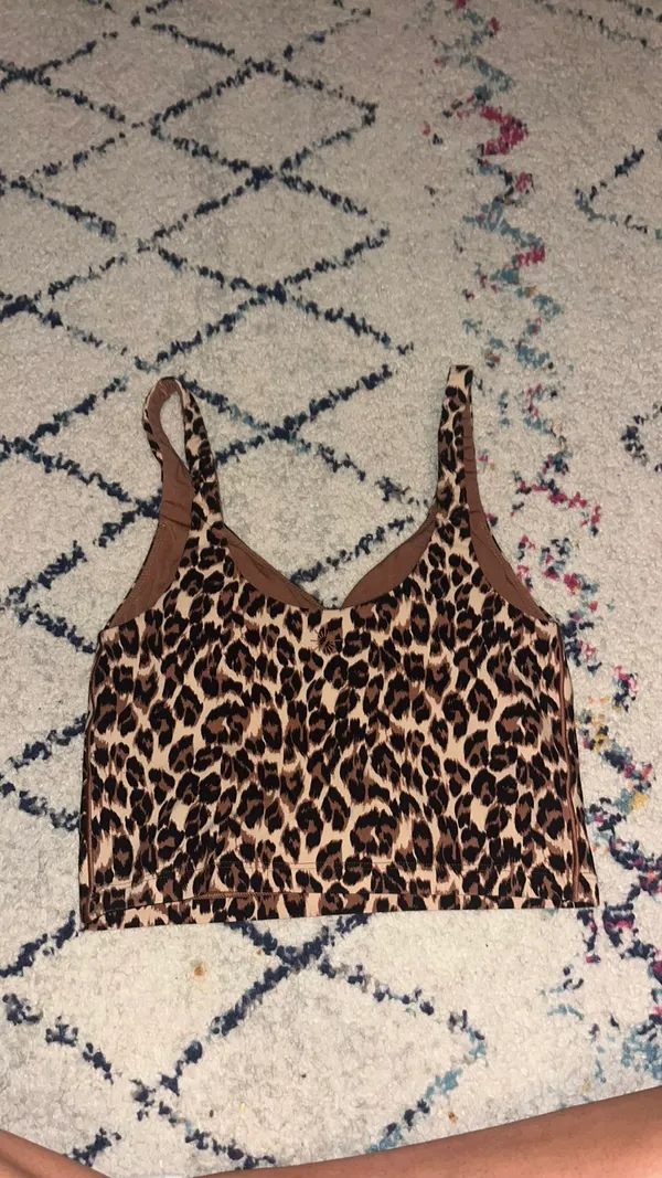 Aerie Cheetah Print Sports Bra Tank - Image 2