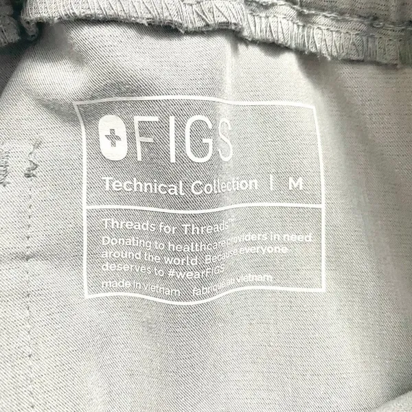 FIGS Yola Skinny Scrub Pants in Dark Space Grey Size M TW2000R - Image 3