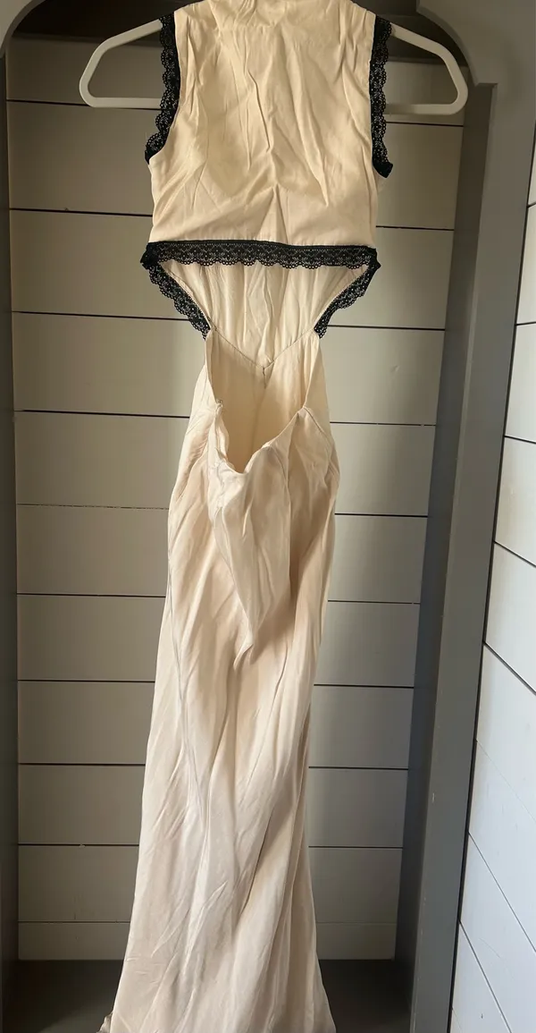 Princess Polly Champagne Maxi Dress - Image 2