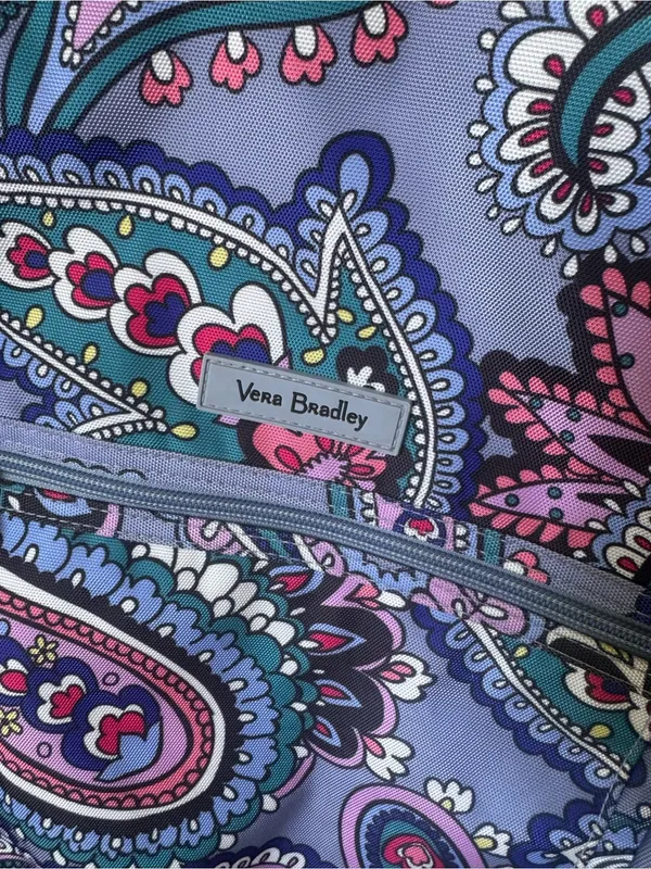 Vera Bradley Purple Kona Paisley Backpack - Image 2