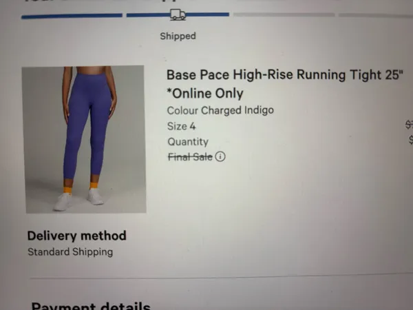 Lululemon Base Pace Leggings 25" - Image 4