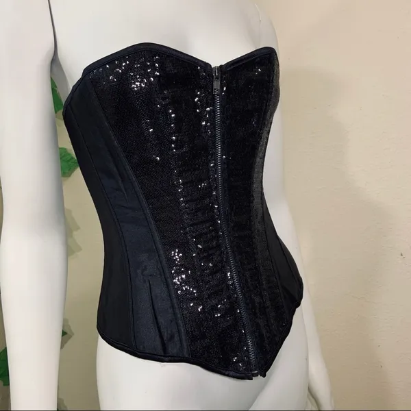 Black Sequins Corset Party New Festival - Image 12