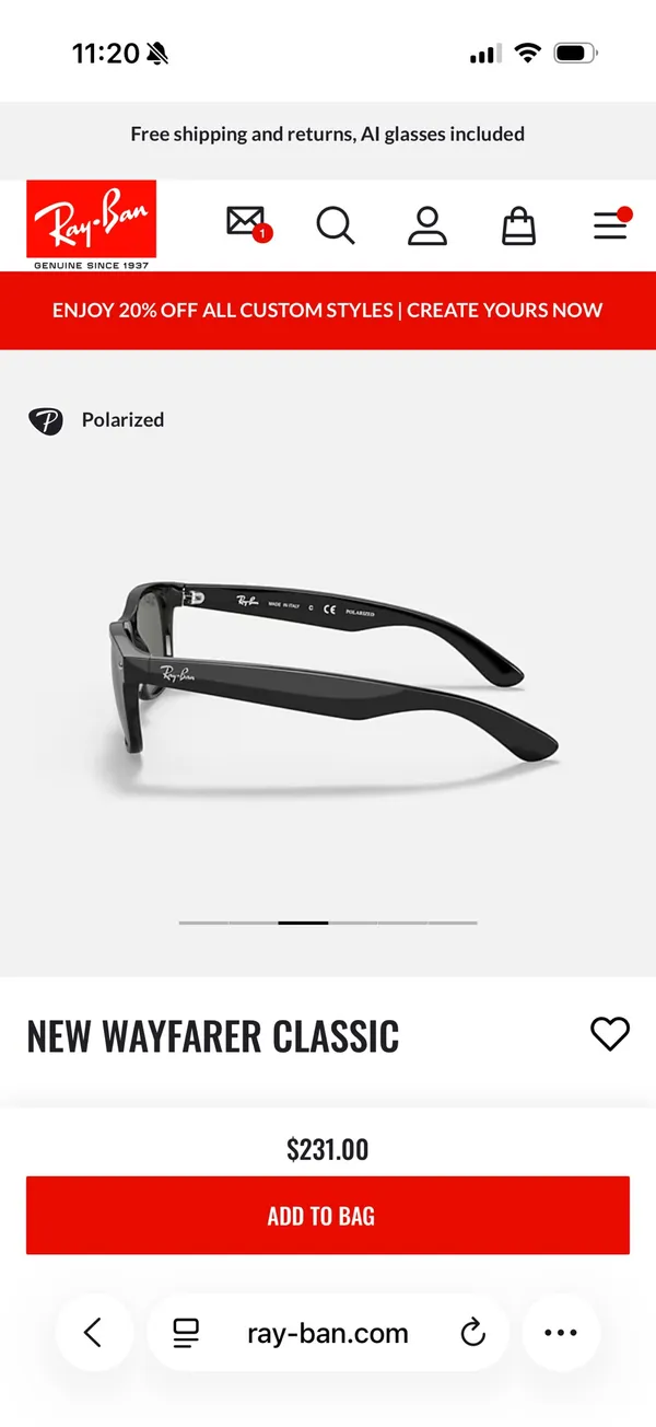 Ray-Ban Sunglasses - Image 3