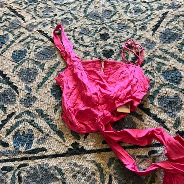 Free‎ people pink xs blouse - Image 4
