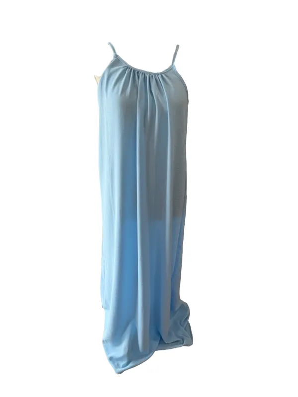 Women's Blue Open Back Dress Size Small #260357 - Image 2