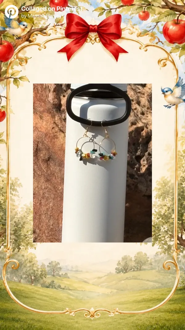 Snow White Disney Earrings Handmade  - Image 2