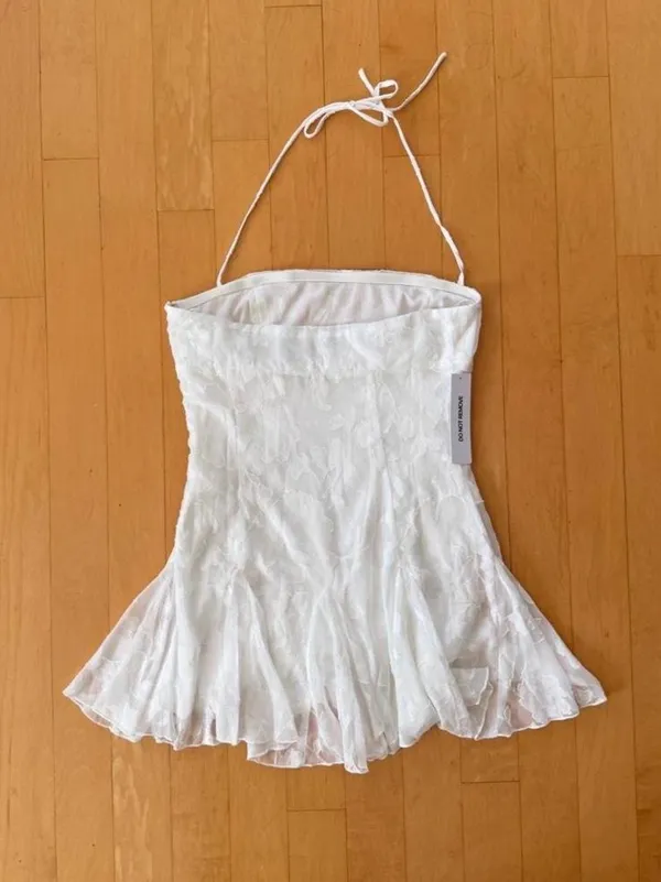 Princess Polly delamere cream floral dress - Image 3