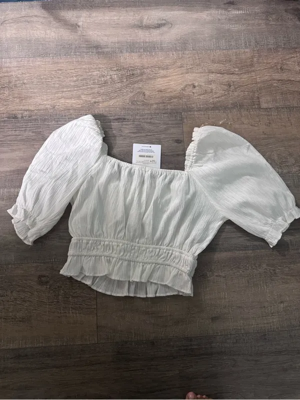 NWT $32 Nectar Clothing • Crop Top • White • Small - Image 7